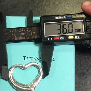 Tiffany & Co Peretti XLARGE 36mm Open heart PENDANT ONLY